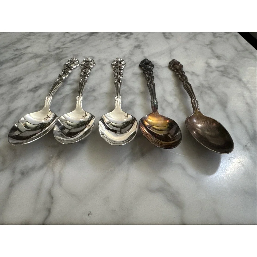 Oneida Community‎ Beethoven (5)  Teaspoons Silverplate 1971 Flatware